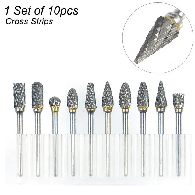 Tungsten Carbide Burr Set For Precision Crafting - view 7