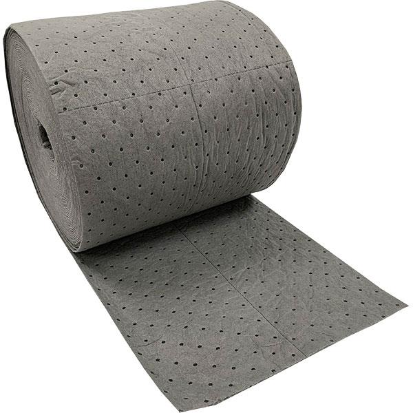 FyterTech Essentials Universal 3-Ply SMS Sorbent Rolls – Medium Weight, 15" x 150', Gray, 2 Rolls/Pack
