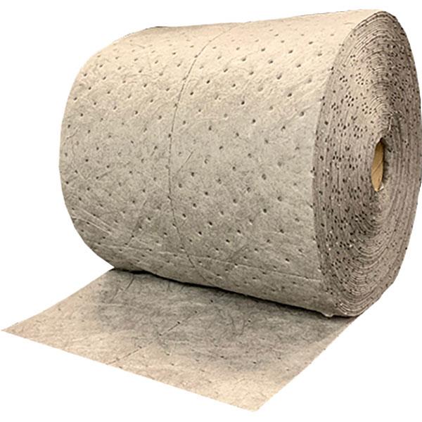 FyterTech Essentials Universal Single-Ply Sorbent Rolls – Medium Weight, 15" x 150', Gray, 2/Pack