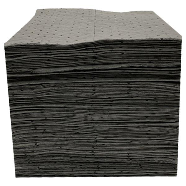FyterTech Essentials Universal 2-Ply Sorbent Pads – Light Weight, 15" x 18", Gray, 200 Pads/Pack