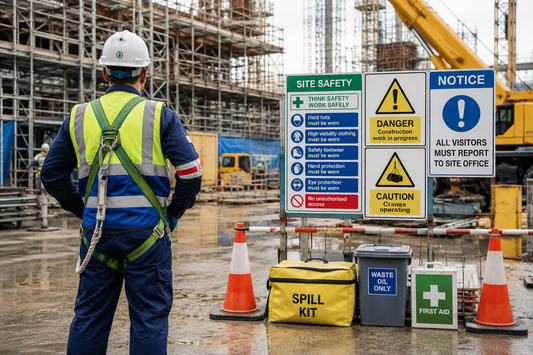 Job Site Safety Checklist: Signage, Spill Kits, and PPE Essentials