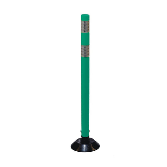 Cortina Safety Products 6" X 6" X 48" Green Polyethylene Tubular Marker (10 pack)