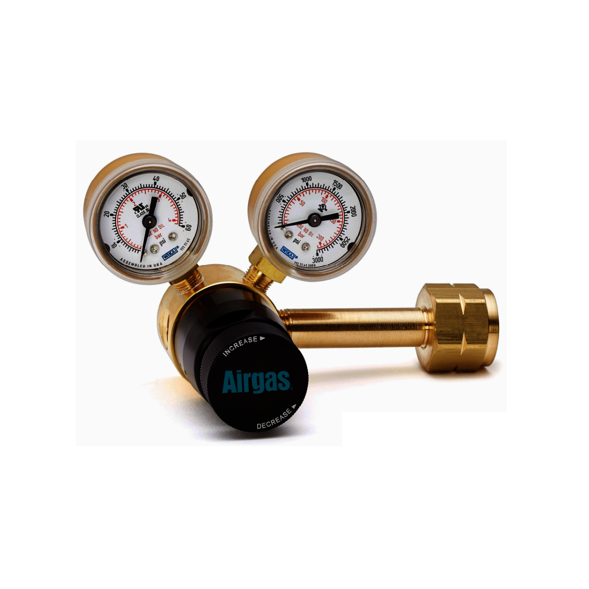 Airgas Model 206CS660 Stainless Steel High Purity Single Stage Regulator With CGA-660 Connection