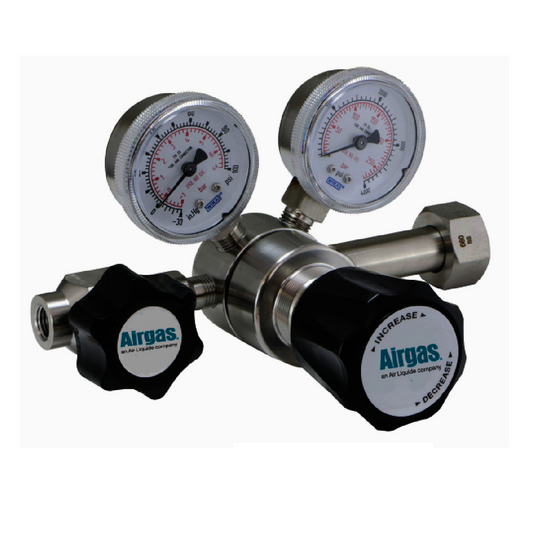 Airgas Model 217 Stainless Steel Ultra-High Purity Single Stage Regulator With CGA-350 Connection