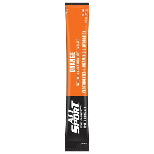 All Sport Body Quenche Powder Sticks – Orange Flavor Electrolyte Drink Mix, Hydration Support, 80 Count Case
