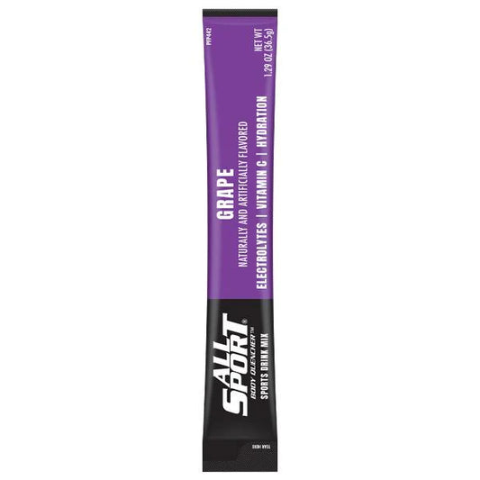 All Sport Body Quencher Grape Hydration Powder Sticks – Electrolyte Replenishment Drink Mix, 80 Count