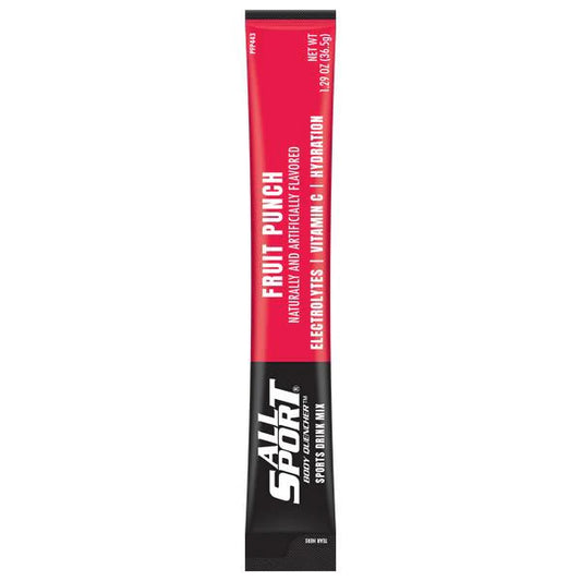 All Sport Body Quencher Fruit Punch Hydration Powder Sticks – Electrolyte Replenishment Drink Mix, 80 Count