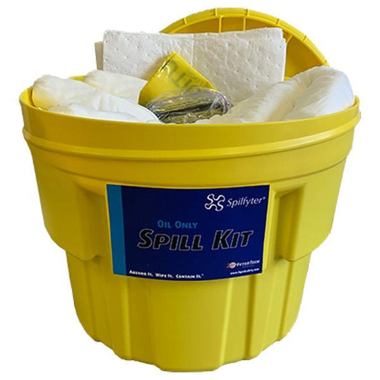FyterTech Spilfyter Oil-Only 20-Gallon Overpack Spill Kit – Medium Spill Response