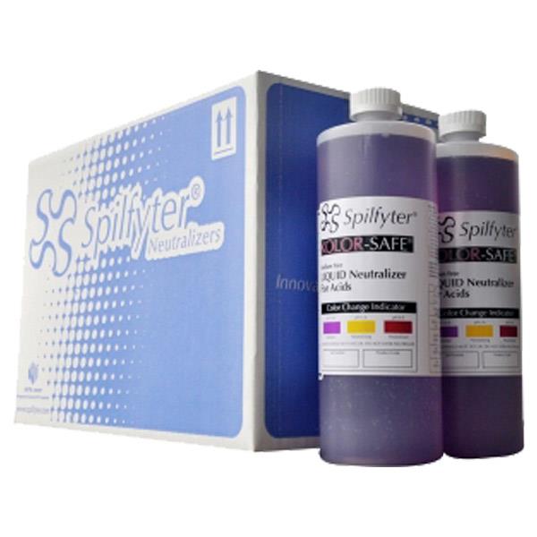 FyterTech Spilfyter Kolo-Safe Acid Neutralizer – 32 oz Liquid with Color Indicator - Pack of 5