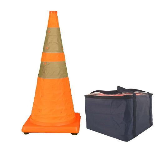 Cortina Safety Products Orange Nylon/PVC Emergency Traffic Cone (5 pack)