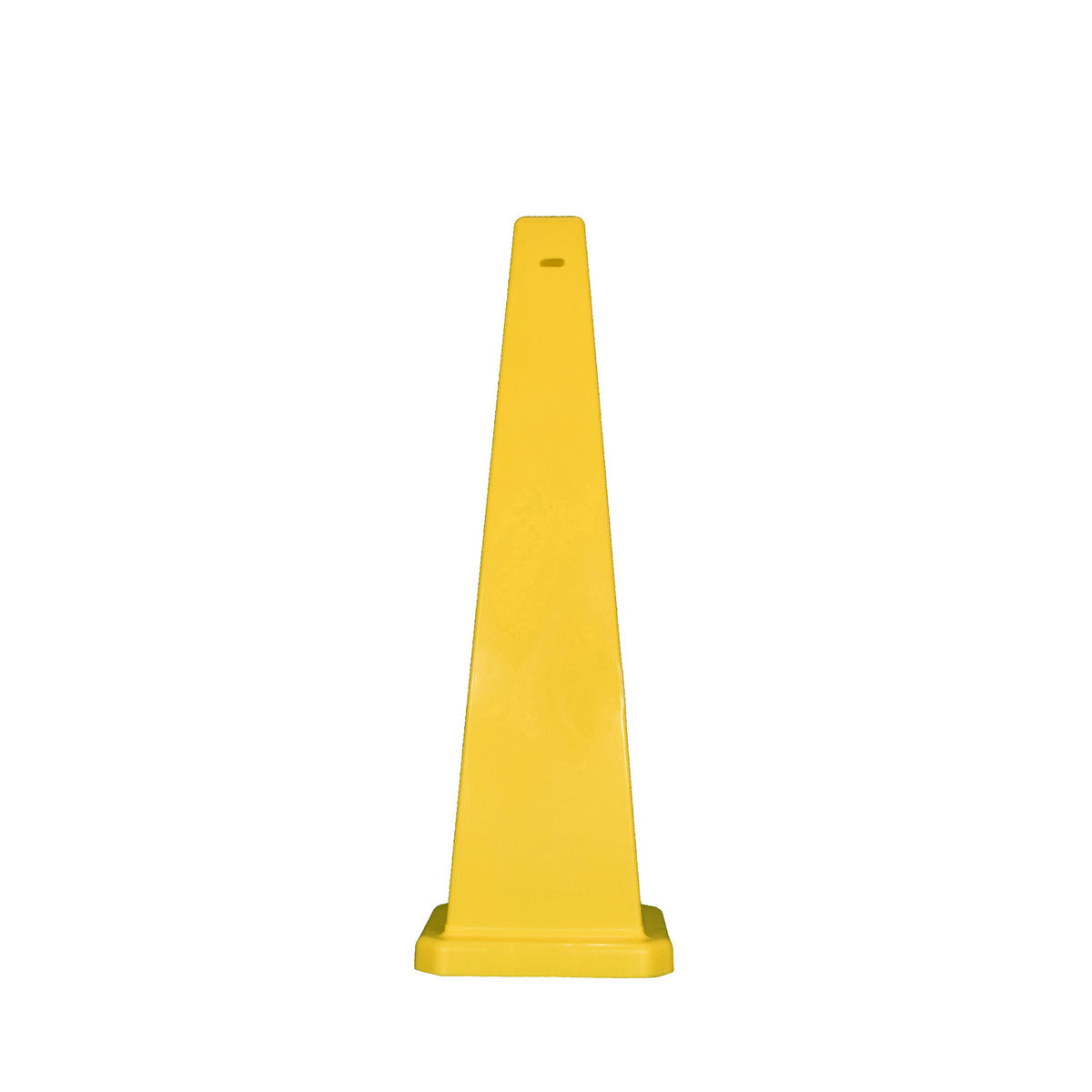 Cortina Safety Products Yellow Polypropylene Floor Cone - 36" Yellow Lamba Cone - Plain (5 pack)