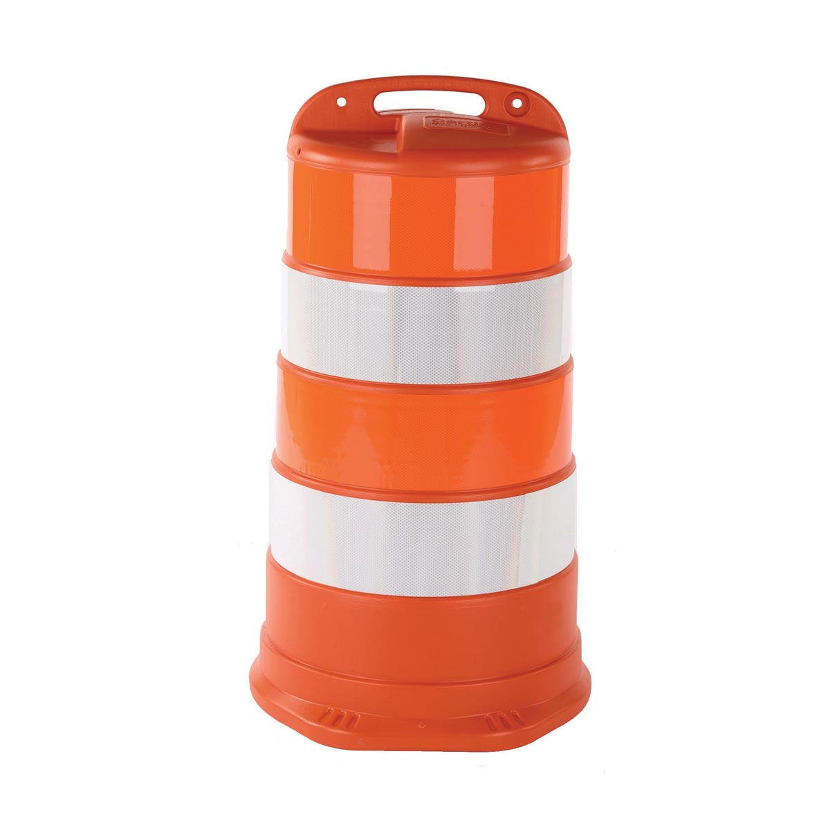 Cortina Safety Products 23" X 23" X 36" Orange Polyethylene Barrel (1 pack)