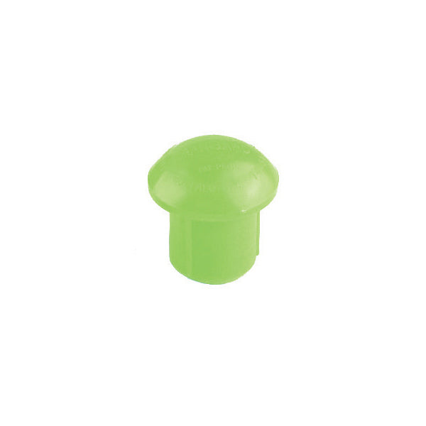 Cortina Safety Products Green Polyethylene Rebar Cap - Lime - 2.25" W x 2.5" H (A-5) fits rebar 3/8" to 3/4" diameter (1 pack)