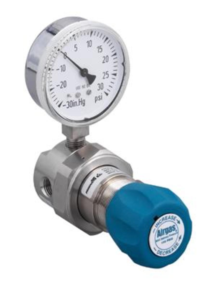 Airgas Model N140FHF Brass Specialty High Purity High Flow Pressure Regulator With 1/2" FNPT Connection