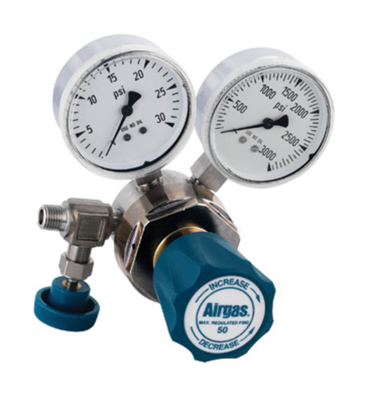 Airgas Model C484F660 Stainless Steel Corrosive Service Single Stage Standard Model Regulator