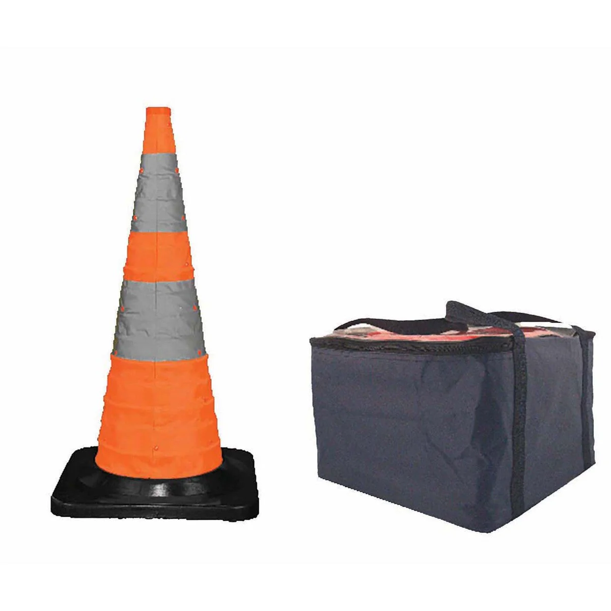 Cortina Safety Products Orange Nylon/Rubber Emergency Traffic Cone (5 pack)