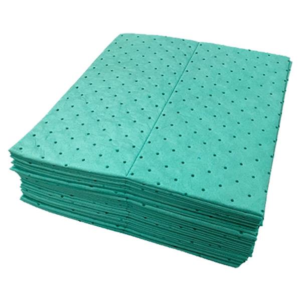 FyterTech Spilfyter 2-Ply Sorbent Pads – Durable Low-Lint Absorbent Pads with Advanced Wicking, Vertically Perforated, Gray