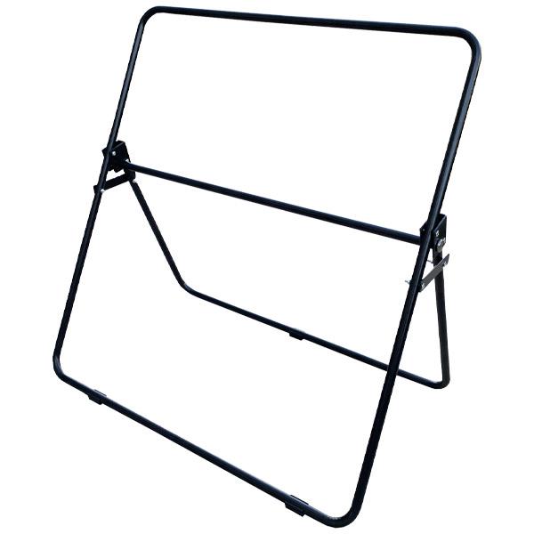 FyterTech Free Standing Roll Dispenser – Holds Up to 32" Roll or 2 Split Rolls, Portable & Black