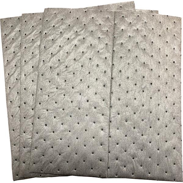 FyterTech Spilfyter Universal 3-Ply Sorbent Pads – Low-Lint, High-Strength Absorbent Pads with Advanced Wicking, Gray