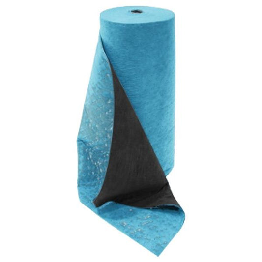 FyterTech Spilfyter Railroad Sorbent Mat, Inside Tracks, 58" x 80', Blue, 1/Each