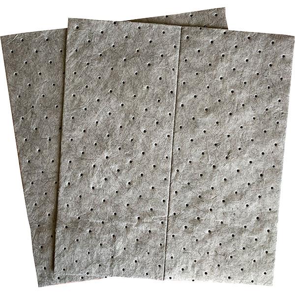 FyterTech Spilfyter Streetfyter Universal Sorbent Pads – 16" x 18", Gray, High-Strength Absorbent - 100 Per Package