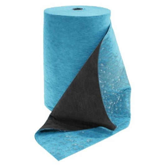 FyterTech Spilfyter Railroad Sorbent Mat, Inside/Outside Tracks, 19" x 80', Blue, 2/Each