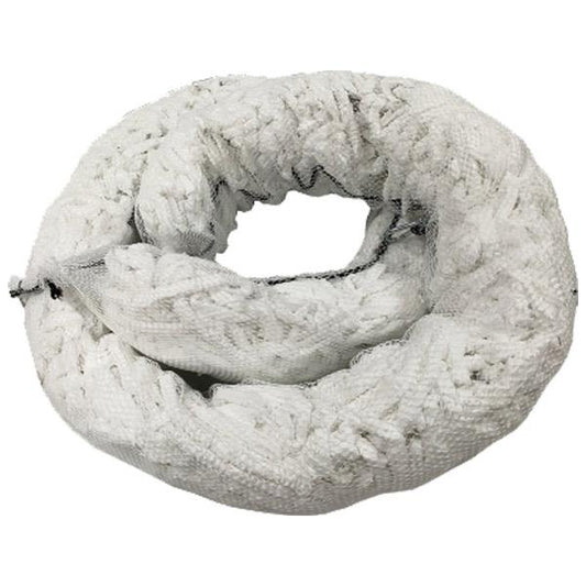 FyterTech Spilfyter Oil-Only Absorbent Net Boom, Open Type, 5" x 10', White, 1 Each