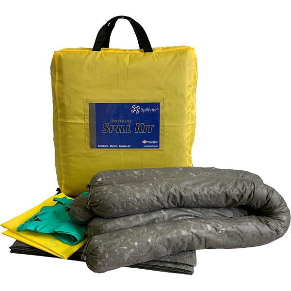 FyterTech Spilfyter Universal Carry Bag Spill Kit – Portable Multi-Liquid Absorbent Kit for Small-to-Medium Spills, 1/Each