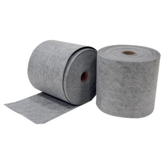 FyterTech Spilfyter Universal Laminated 2-Ply Sorbent Rolls – Tear-Proof, Medium Weight Absorbent Roll, 32" x 300', Gray, 1/Each, Gray