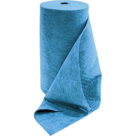 FyterTech Spilfyter 3-Ply Oil-Only Sorbent Roll – 32" x 150', Low-Lint, Blue