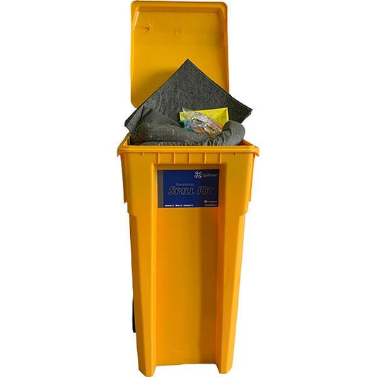 FyterTech Spilfyter Universal 30 Gal DASH Spill Kit – Mobile Medium-to-Large Spill Response Kit - Pack of 5 Kit