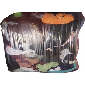 FyterTech Spilfyter Reclaimed Bulk Rags – Mixed Fleece Cleaning Rags, 23 lb, Compressed & Metal-Scanned