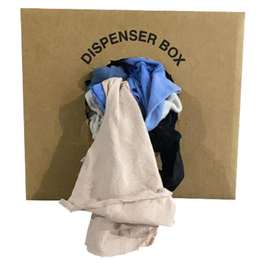 FyterTech Spilfyter Reclaimed Bulk Rags – Economical Absorbent Cleaning Rags, Compressed & Metal-Scanned