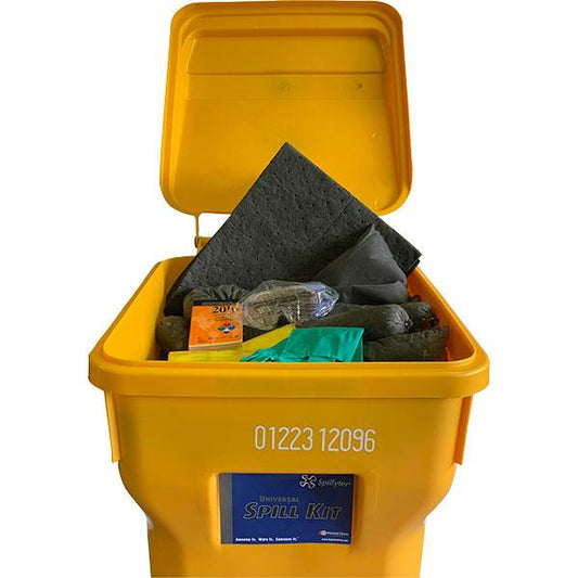 FyterTech Spilfyter Universal 60 Gal DASH Spill Kit – Mobile Large Spill Response Kit - Pack of 5 Kit