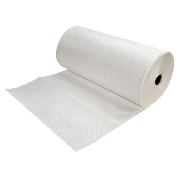 FyterTech Spilfyter Laminated 3-Ply Sorbent Roll – Heavy-Duty, Perforated, White, 32" x 150'