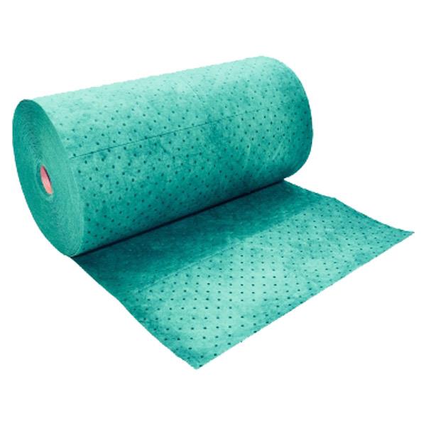 FyterTech Spilfyter Universal 3-Ply Sorbent Roll – Heavy-Duty Absorbent, Perforated, Gray, 32" x 150', 1/Each
