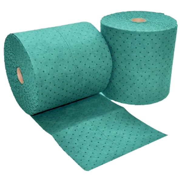 FyterTech Spilfyter Universal 3-Ply Sorbent Roll – Heavy-Duty, Perforated, Gray, 32" x 150'