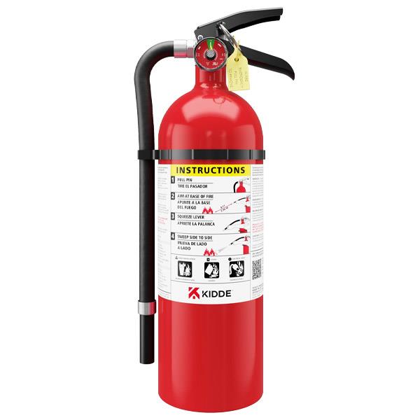 Kidde Pro Line 5 lb ABC Fire Extinguisher with Metal Vehicle Bracket – UL Rated 3-A:40-B:C, Heavy-Duty Dry Chemical for Car, Truck, RV, Garage & Commercial Use